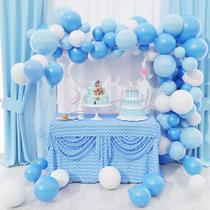 Kit Balloon Arch, 111 unidades de balões de látex azuis para festas e festas Kit Balloon Arch, 111 unidades de balões de látex azuis para festas e festas