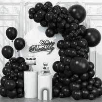 Kit Balloon Arch Balloons Togvu Black Balloons, 123 pacotes com guirlanda