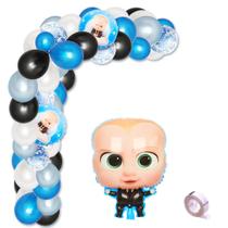Kit Balloon Arch Boss Baby 78 unidades de látex Mylar Cartoon