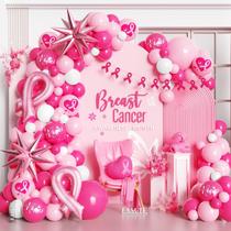 Kit Balloon Arch EASUTE Breast Cancer Awareness 136 unidades Kit Balloon Arch EASUTE Breast Cancer Awareness 136 unidades