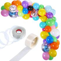 Kit Balloon Arch Garland, 112 peças de bola de confete de látex Kit Balloon Arch Garland, 112 peças de bola de confete de látex