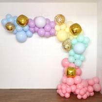 Kit Balloon Arch Garland, 119 unidades de balões de látex Macarons Kit Balloon Arch Garland, 119 unidades de balões de látex Macarons