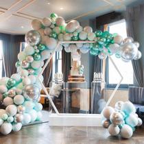 Kit Balloon Arch Garland, 148 unidades, cor de macaron, festa de aniversário Kit Balloon Arch Garland, 148 unidades, cor de macaron, festa de aniversário