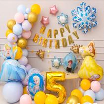 Kit Balloon Arch Garland, 65 unidades de balões de látex azul Kit Balloon Arch Garland, 65 unidades de balões de látex azul