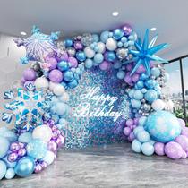 Kit Balloon Arch Garland ADOINBY Frozen Winter Wonderland