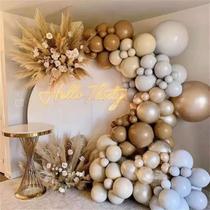Kit Balloon Arch Garland Macarons 128 unidades de balões de látex Kit Balloon Arch Garland Macarons 128 unidades de balões de látex