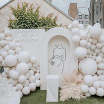 Kit Balloon Arch IHEPYQ White Double Stuffed Sand 45 30 13cm