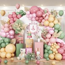 Kit Balloon Arch Jobkoo Retro 125 unidades para festa de aniversário