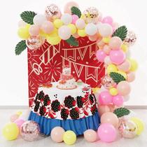Kit Balloon Arch para festa de aniversário infantil com 127 balões de látex