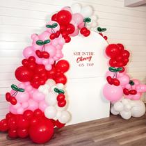 Kit Balloon Arch Soonlyn 4m Cherry Birthday Decoration