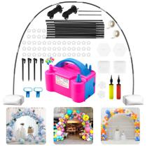 Kit Balloon Arch Voircoloria com bomba elétrica de balão