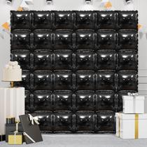 Kit Balloon Arch YiYou 36 unidades GG quadrado preto e dourado Kit Balloon Arch YiYou 36 unidades GG quadrado preto e dourado
