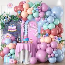 Kit Balloon Garland Arch, 102 unidades de látex com tema de macaron