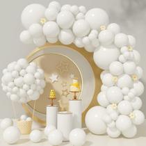 Kit Balloon Garland Arch Bonropin White 110 unidades com acessórios Kit Balloon Garland Arch Bonropin White 110 unidades com acessórios