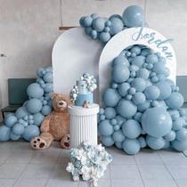 Kit Balloon Garland Arch Captank Double Stuffed Blue