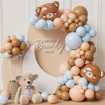 Kit Balloon Garland Arch Eopelsm Bear 121 unidades para decoração de festas Kit Balloon Garland Arch Eopelsm Bear 121 unidades para decoração de festas