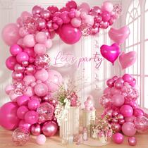 Kit Balloon Garland Arch Futureferry Hot Pink 150 unidades