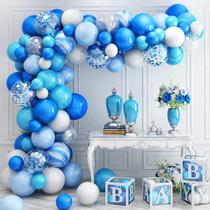 Kit Balloon Garland Arch, látex azul, 112 unidades para eventos