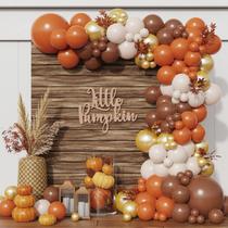 Kit Balloon Garland Arch Little Pumpkin, 152 unidades, decoração de outono
