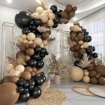 Kit Balloon Garland Arch MOXMAY Brown Black Nude 160 unidades