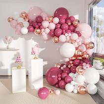 Kit Balloon Garland Arch MOXMAY Retro Rose Baby Pink
