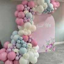 Kit Balloon Garland Arch SEETCOMA Azul Pastel Rosa
