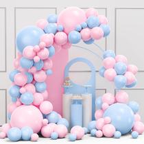 Kit Balloon Garland Arch YMSZ 134 unidades, revelação de gênero Kit Balloon Garland Arch YMSZ 134 unidades, revelação de gênero
