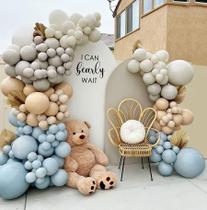 Kit Balloon Garland LuxurParty Dusty Blue Brown