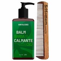 Kit Balm Barba CB2 Ozonizado 120ml e Pente Duplo Don Alcides