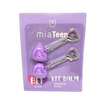 Kit Balm BFF com 2 chaveiros - Mia Make - Roxo Kit Balm BFF com 2 chaveiros - Mia Make - Roxo