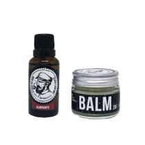 Kit Balm e Óleo Para barba Almirante O Lobo do Mar