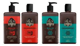 Kit Balm E Shampoo Calico Jack + Balm E Shampoo Barba Negra Kit Balm E Shampoo Calico Jack + Balm E Shampoo Barba Negra