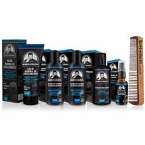 Kit Balm Óleo 2X Shampoo Condicionador Pente Duplo Barba