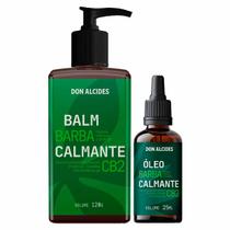Kit Balm Óleo Para Barba Calmante CB2 Ozonizado Don Alcides