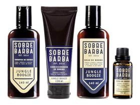 Kit Balm Shampoo Condicionador Óleo Jungle Boogie Sobrebarba - Sobre Barba