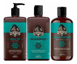 Kit Balm Shampoo E Shampoo 2 Em 1 Calico Jack Don Alcides Kit Balm Shampoo E Shampoo 2 Em 1 Calico Jack Don Alcides