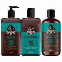Kit Balm Shampoo e Shampoo 2 em 1 Calico Jack Don Alcides Kit Balm Shampoo e Shampoo 2 em 1 Calico Jack Don Alcides