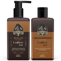 Kit Balm + Shampoo para Barba Coffee ++ Maciez e Hidratação 120g Don Alcides