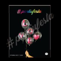 Kit Balões Bubble Love 11 Polegadas com 5 Unidades - PARTIUFESTA