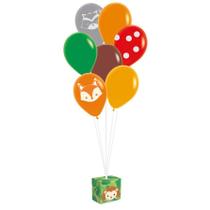Kit Balões - Festa Bosque - Kit com 16 peças - Cromus - Rizzo
