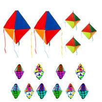 Kit Balões Papel Seda Nylon Festa Junina São João 15 Unidades Grande e Pequeno