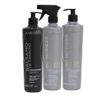 Kit Balsamo De Carbono + Bio Defender Break Protector Souple Liss