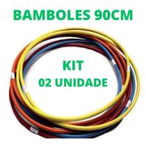 Kit Bambolês Infantil Exercicios Fitness Colorido 90cm Reforçado