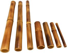 KIt Bambu Para Massagem 7 Peças Modelador Corporal e Facial