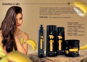 kit banana e mel barro minas (sh,masc.+cond+creme de pentear)