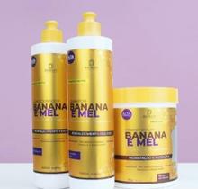Kit Banana e mel shampoo 350ml ,Condicionador 350ml ,máscara 500gml - Biorely