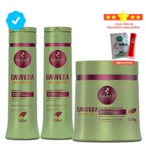 Kit Bananeira Haskell - Shampoo, Condicionador 300ml e Máscara 500g - Haskell cosméticos