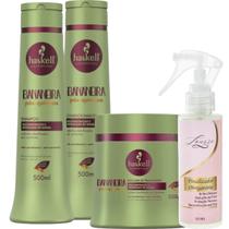Kit Bananeira Sh + Cond + Máscara 500ml + Finalizador Obrigatório Lourre 120ml Kit Bananeira Sh + Cond + Máscara 500ml + Finalizador Obrigatório Lourre 120ml