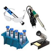Kit bancada ferro solda sc60 50w 127v completo Kit bancada ferro solda sc60 50w 127v completo