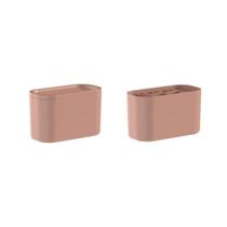 Kit Bancada Lixeira 1L e Organizador com Divisórias Bold OU Kit Bancada Lixeira 1L e Organizador com Divisórias Bold OU
